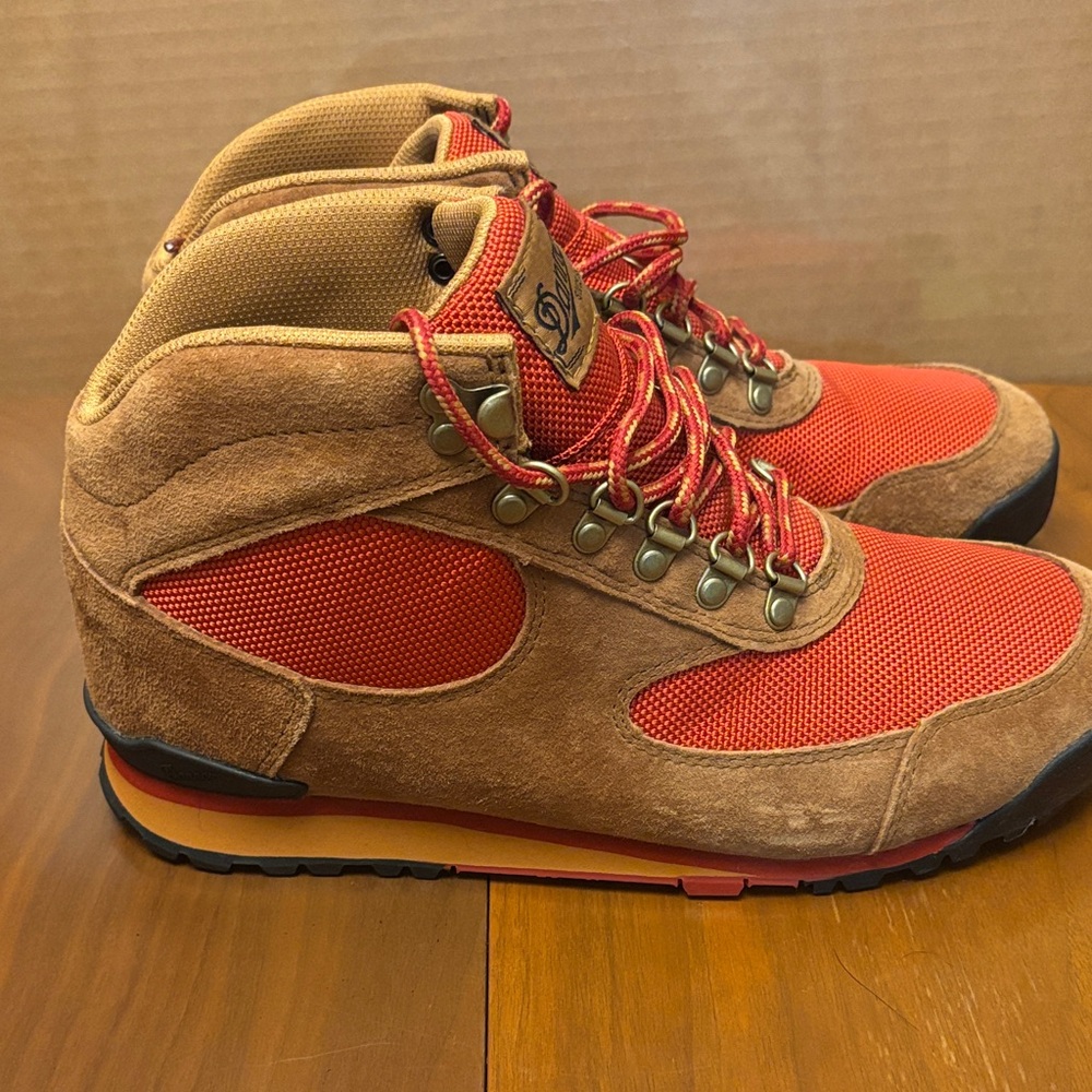 Danner Brown and Red women's Hiking Boots